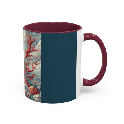 Ladies by the Quiet Sea Colorful Mugs (11oz, 15oz)