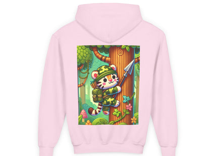 Stealthy Stripes Youth Heavy Blend Hooded Sweatshirt