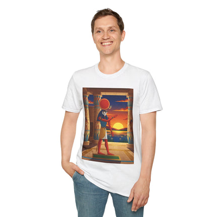 Ra Egyptian Sun God T-Shirt – Ancient Power & Sunset Majesty