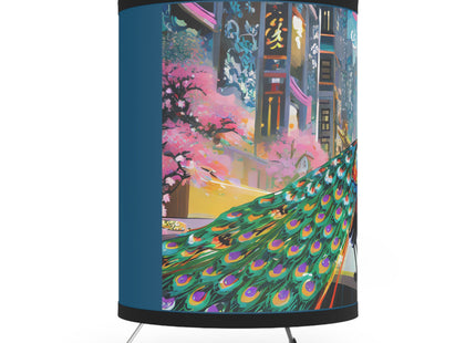 Techno Plumes Tripod Lamp