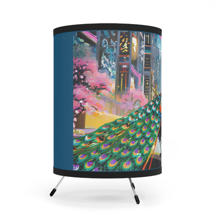Techno Plumes Tripod Lamp