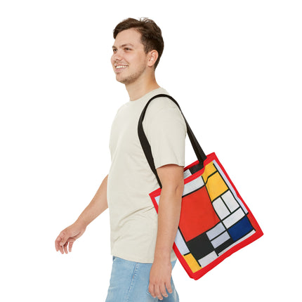 Composition with Red, Yellow, Blue, and Black by Piet Mondrian Tote Bag (AOP)