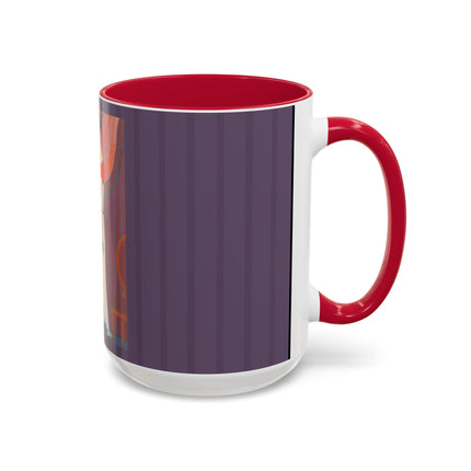 L’Entracte by Georges Lepape Colorful Mugs (11oz, 15oz)