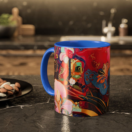 Ethereal Irises Colorful Mugs (11oz, 15oz)