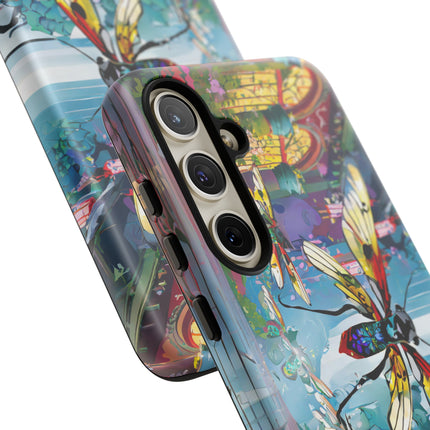 Neon Swarm Phone Cases