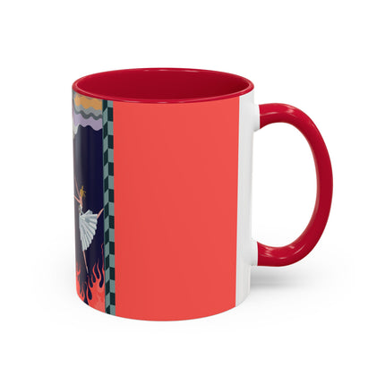 The Firebird's Awakening Colorful Mug (11oz, 15oz) – Ballet Fantasy, Mythic Fire & Art Deco Drama