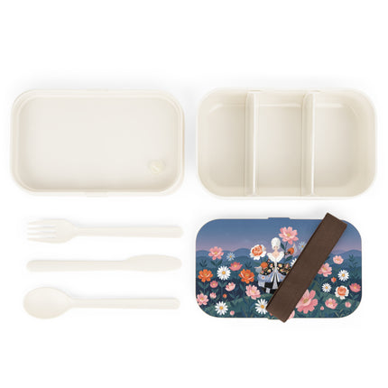 🌸🎀 The Grand Floral Promenade Bento Lunch Box – Art Deco Fashion Fantasy