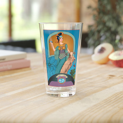 March & Aquamarine Zodiac Pint Glass