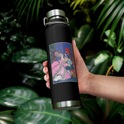 The Jealous Parrot by George Barbier Copper Vacuum Insulated Bottle, 22oz
