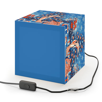 🎋❄️ The Winter Lantern Celebration Light Cube Lamp – Elegant Asian Christmas Fantasy