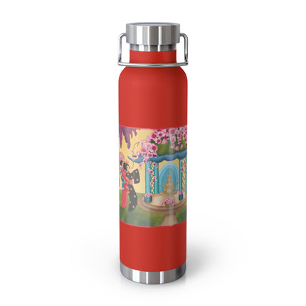 A Dance of Colors and Serenity by Carlo Chiostri Copper Vacuum Insulated Bottle, 22oz