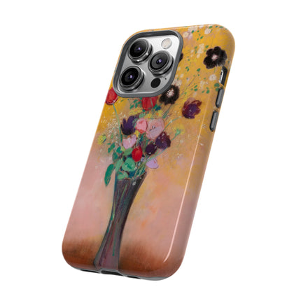 Vase of Flowers by Odilon Redon Phone Cases