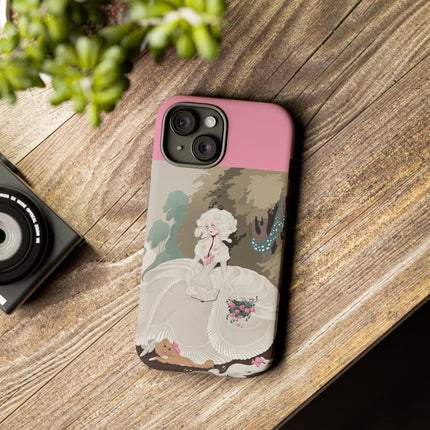 Rococo Garden Reader Phone Case – Whimsical Elegance & Timeless Charm