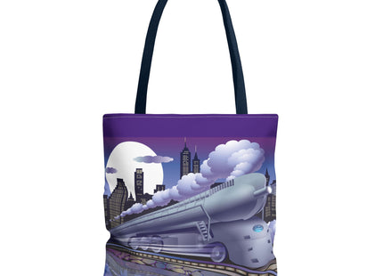 The Art Deco Bullet Train Tote Bag (AOP)