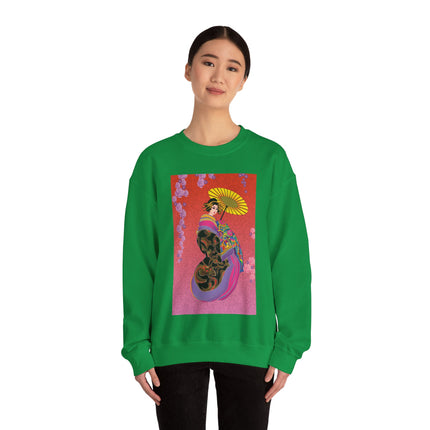 Enchanting Geisha Heavy Blend™ Crewneck Sweatshirt