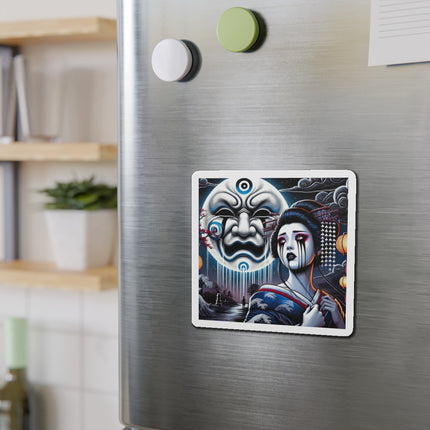 Geisha’s Black Ink Tears Die-Cut Magnets (5 Sizes)