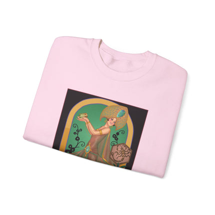 October & Opal, Tourmaline (from the Gem Series) by Sofia Chiostri Heavy Blend™ Crewneck Sweatshirt