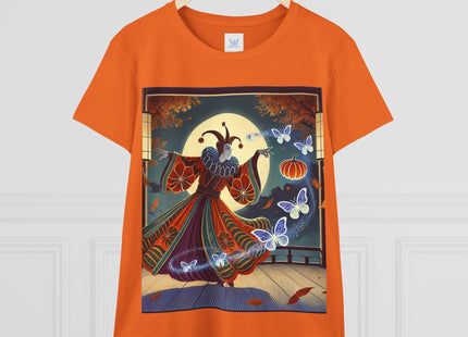 Court Magician with Ghost Butterflies Women's Midweight Cotton Tee