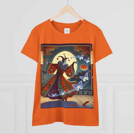 Court Magician with Ghost Butterflies Cotton Tee
