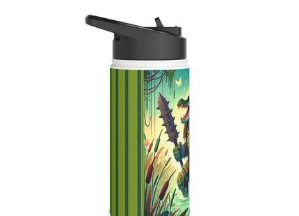 Swamp Tyrant Stainless Steel Water Bottle, Standard Lid