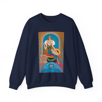 April & Diamond (from the Gem Series) by Sofia Chiostri Heavy Blend™ Crewneck Sweatshirt