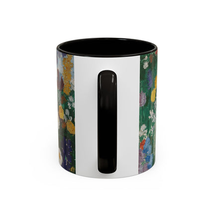 Flowers on the Mountain by August Babberger Colorful Mugs (11oz, 15oz)