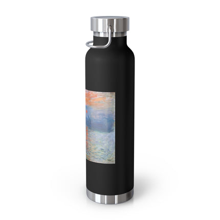 Sunrise by Claude Monet Copper Vacuum Insulated Bottle, 22oz