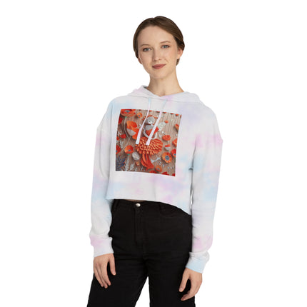 Poppy Fairy Women’s Cropped Hooded Sweatshirt