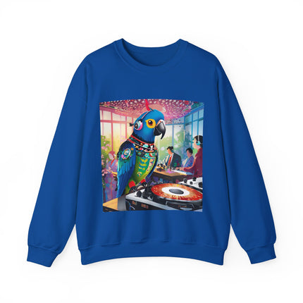 Parrot DJ Unisex Heavy Blend™ Crewneck Sweatshirt
