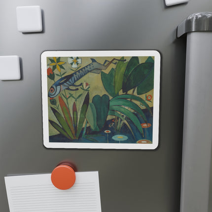 The Leap of the Rabbit by Amadeo de Souza-Cardoso Die-Cut Magnets (5 Sizes)