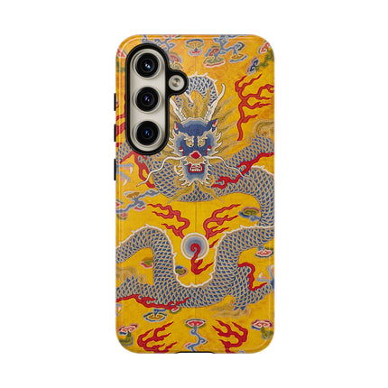 Majestic Dragon Regalia – Imperial 12-Symbol Robe Phone Cases