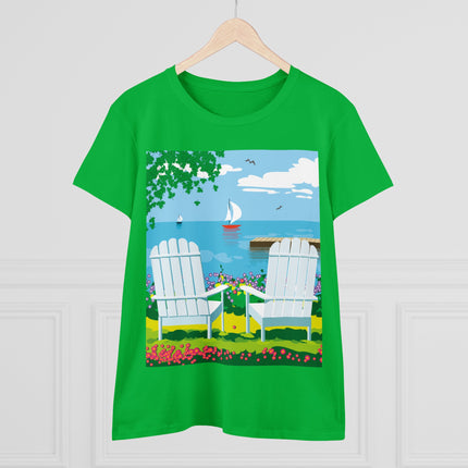 Tranquil Retreat Women's Midweight Cotton Tee
