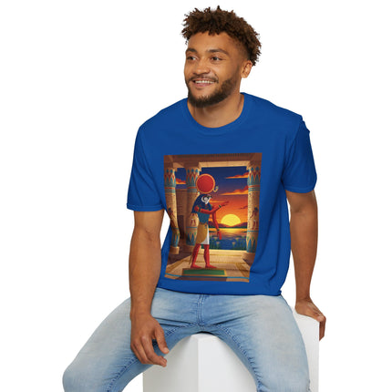Ra Egyptian Sun God T-Shirt – Ancient Power & Sunset Majesty
