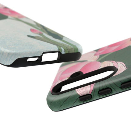 Blooming Lotus Flowers by Ohara Koson Phone Cases