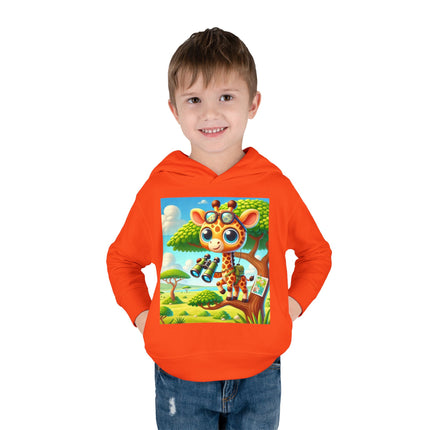 Giraffe Lookout Toddler Pullover Fleece Hoodie