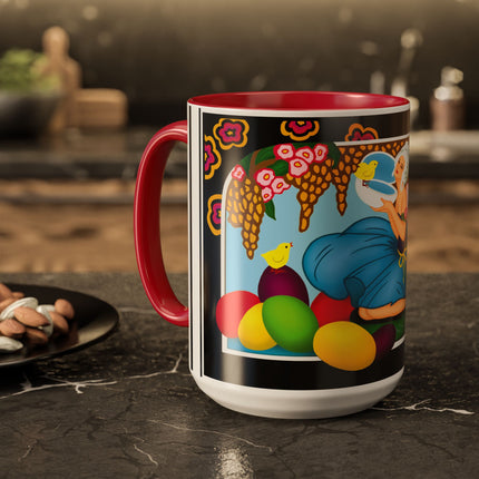 Blooms and Chicks Colorful Mugs (11oz, 15oz)
