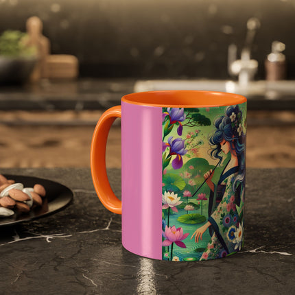 Fairy of the Koi Pond Colorful Mugs (11oz, 15oz)