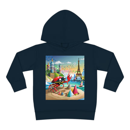 Crab Architect Toddler Pullover Fleece Hoodie