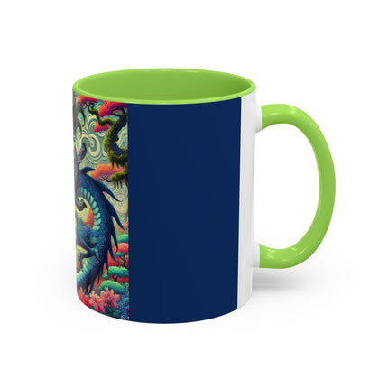 Mystic Guardian of the Sky Light Colorful Mugs (11oz, 15oz)