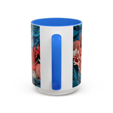 Enchanting Underwater Scene Colorful Mugs (11oz, 15oz)