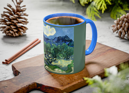 Olive Trees by Vincent Van Gogh Colorful Mugs (11oz, 15oz)