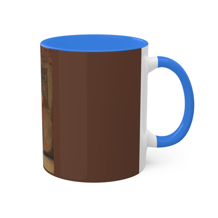 A Buddhist Lama at a Feast at Pemionchi Monastery by Vasily Vereshchagin Colorful Mugs, 11oz