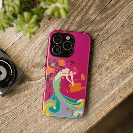 Mermaid Dive Phone Case – Vibrant Waves & Playful Elegance