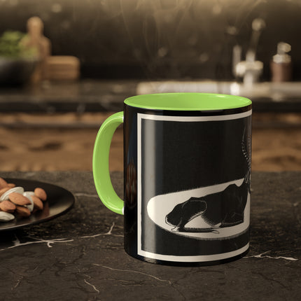 “Goat” (“Blesbok”) by Samuel Jessurun de Mesquita Colorful Mugs, 11oz
