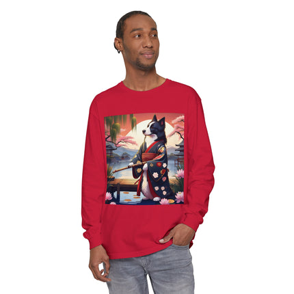 Border Collie Warrior Long Sleeve T-Shirt