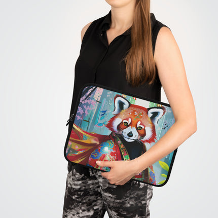 Cybernetic Red Panda Laptop Sleeve