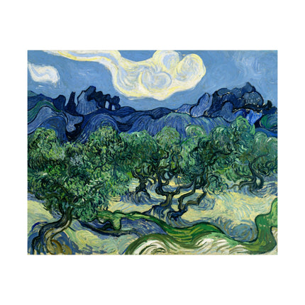 Olive Trees by Vincent Van Gogh Matte Horizontal Posters