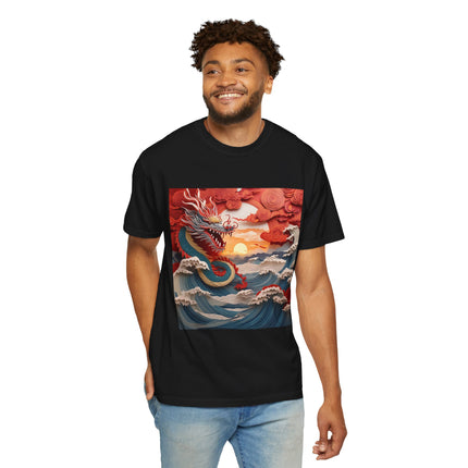 Emergence of the Dragon Unisex Garment-Dyed T-shirt
