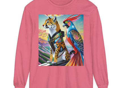 Cybernetic Duets Garment-dyed Long Sleeve T-Shirt