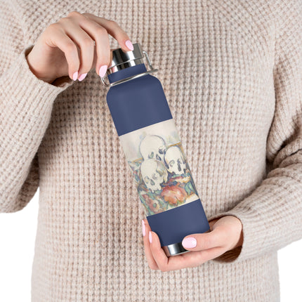 The Three Skulls by Paul Cézanne Copper Vacuum Insulated Bottle, 22oz
